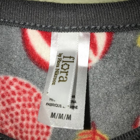 NWT CHRISTMAS Ornament Flora by Flora Nikrooz Women Long Sleeve Loungewear MED - Picture 2 of 2